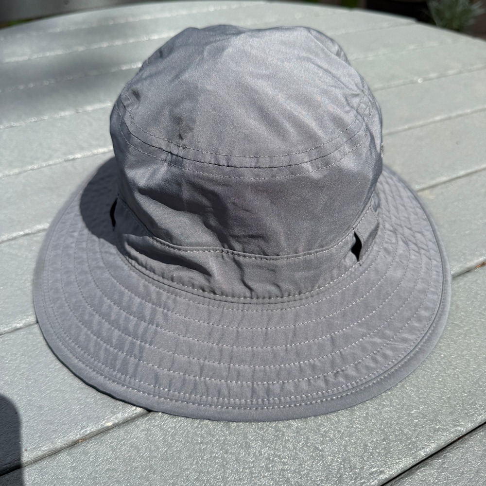 Solar Escape Bucket Hat Unisex One Size Gray Adjustable Sun Protection Gorpcore